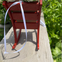 HKM-972243 Heaven Chair Memorial Ornament - Heartfelt Christmas Decoration for Remembering Loved Ones