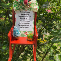 HKM-972243 Heaven Chair Memorial Ornament - Heartfelt Christmas Decoration for Remembering Loved Ones