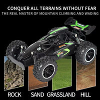 HKM-972627 High-Speed 2.4GHz Remote Control Off-Road Racing Car for All Ages, 1:18 Scale Electric Toy