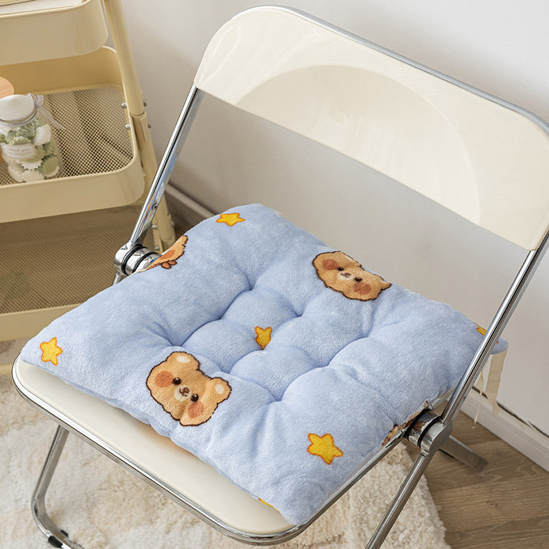 HKM-972691 Cute Animal Plush Seat Cushion for Classroom and Office Use
