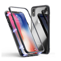 HKM-972883 Premium Metal Flip Magnetic Mobile Phone Case for iPhone 6s, 6Plus, 7/8, X/Xs, XR, XS Max, 11 Series