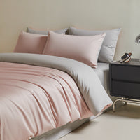 HKM-972947 120 Thread Count Long-staple Cotton Solid Color Four-Piece Bedding Set