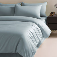 HKM-972947 120 Thread Count Long-staple Cotton Solid Color Four-Piece Bedding Set