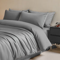 HKM-972947 120 Thread Count Long-staple Cotton Solid Color Four-Piece Bedding Set