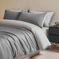 HKM-972947 120 Thread Count Long-staple Cotton Solid Color Four-Piece Bedding Set