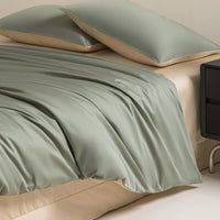 HKM-972947 120 Thread Count Long-staple Cotton Solid Color Four-Piece Bedding Set