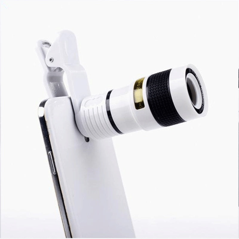 HKM-973011 12X Adjustable Lens Telescope for Mobile Phones - Compatible with Most Devices