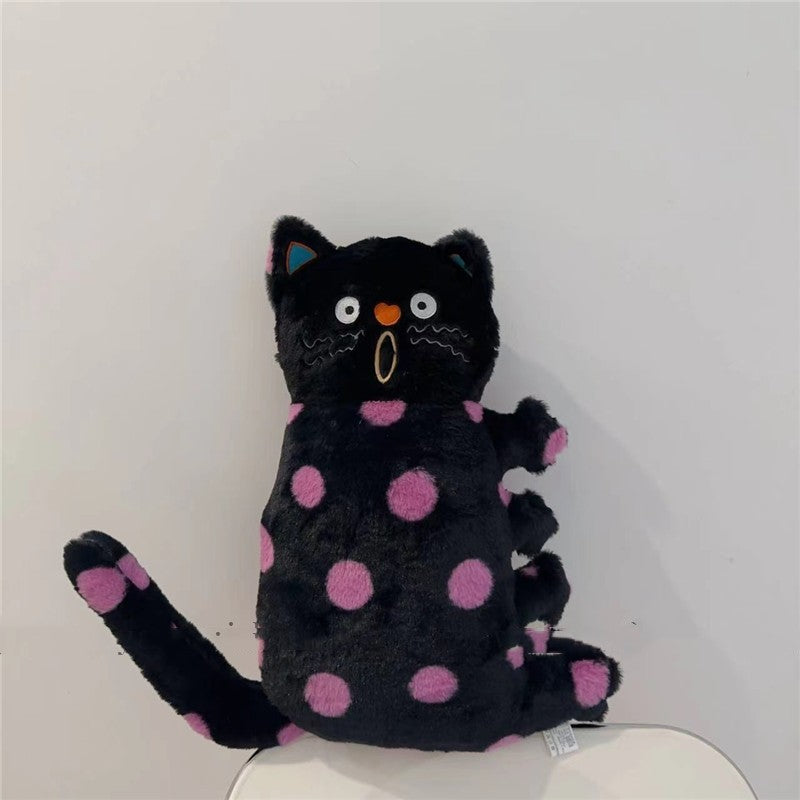 HKM-973075 Adorable Cat Print Pillow for Living Room Sofa – 45cm PP Cotton Cushion