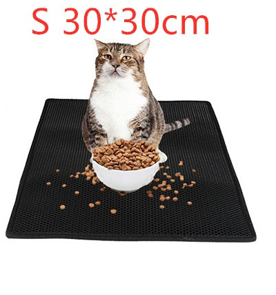 HKM-973139 Waterproof Honeycomb Cat Litter Trap Pad – Durable EVA Foam, Easy Clean Design