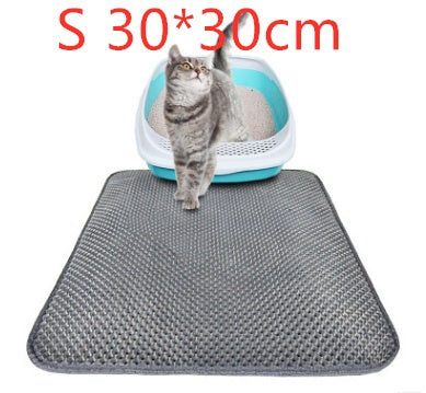 HKM-973139 Waterproof Honeycomb Cat Litter Trap Pad – Durable EVA Foam, Easy Clean Design