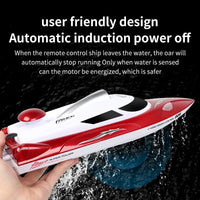 HKM-973203 Remote Control Speed Boat 35 KM/H for Ages 6 and Up, 2.4G RC Toy, Electric with Rechargeable Batteries, Indoor-Outdoor Use