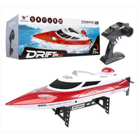HKM-973203 Remote Control Speed Boat 35 KM/H for Ages 6 and Up, 2.4G RC Toy, Electric with Rechargeable Batteries, Indoor-Outdoor Use
