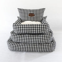 HKM-973331 Fabric Houndstooth Sofa Cat Litter Removable And Washable