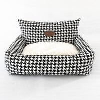 HKM-973331 Fabric Houndstooth Sofa Cat Litter Removable And Washable