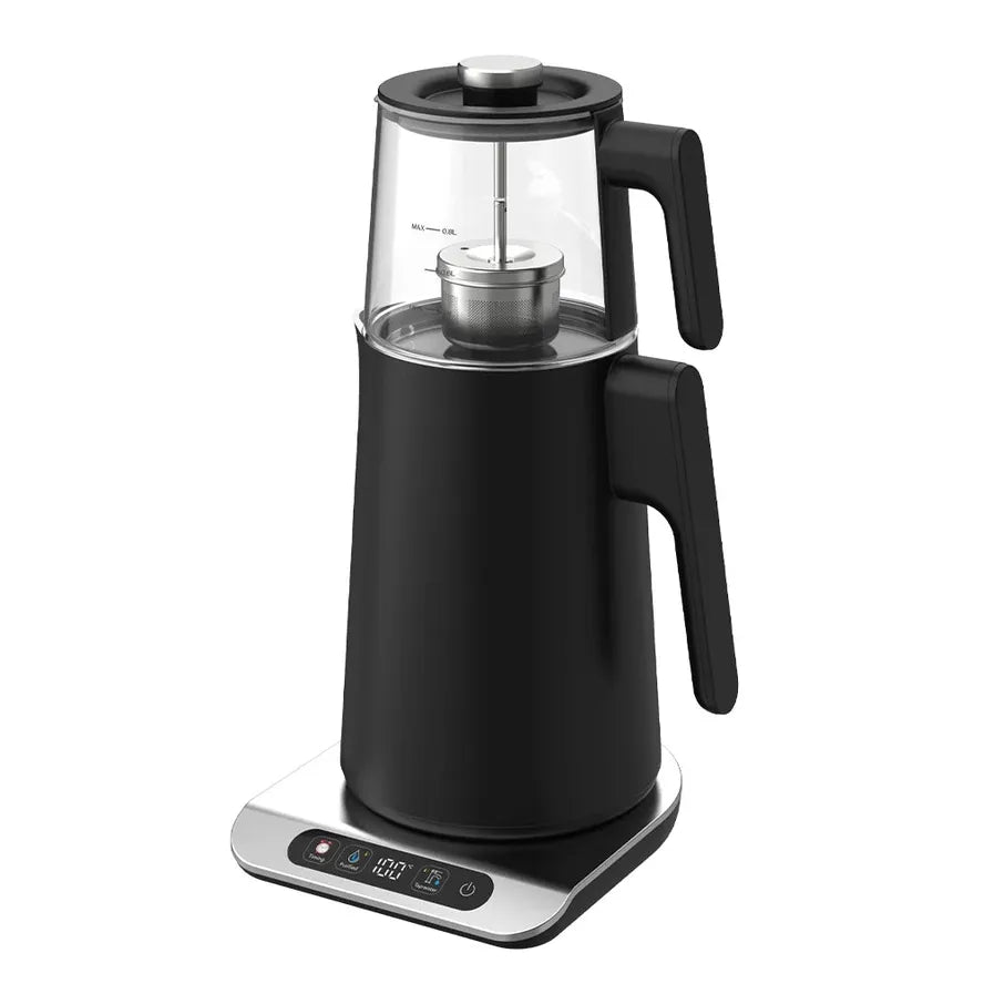 KTX-973395 Digital Glass Electric Tea Thermos Flask 2.7L with Temperature Control and Boil-Dry Protection