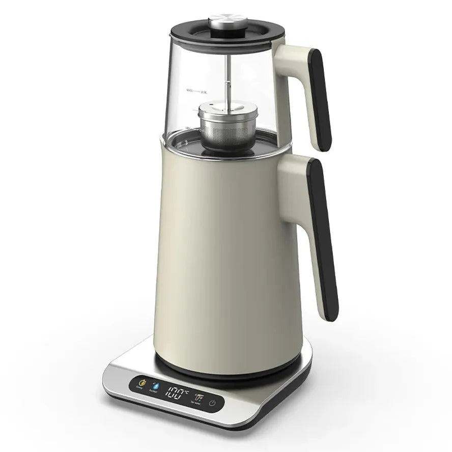 KTX-973395 Digital Glass Electric Tea Thermos Flask 2.7L with Temperature Control and Boil-Dry Protection