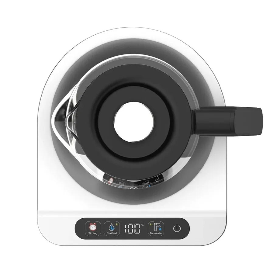 KTX-973395 Digital Glass Electric Tea Thermos Flask 2.7L with Temperature Control and Boil-Dry Protection