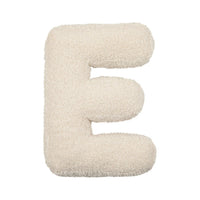 HKM-973459 Lambswool Alphabet Letter Pillow for Children - Modern Cushion in Solid Colors
