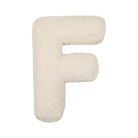 HKM-973459 Lambswool Alphabet Letter Pillow for Children - Modern Cushion in Solid Colors