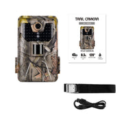 HKM-973523 20MP HD Infrared Thermal Sensor Waterproof Tracking Camera with Night Vision, 1080P Video, and 65ft PIR Detection