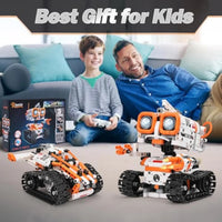 HKM-973587 3-in-1 Remote-Controlled STEM Robotics Building Kit for Kids - Creative Educational Toy