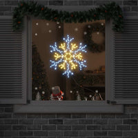 HKM-973587 Illuminated Color-Changing Christmas Snowflake 55.5 x 55.5 cm for Indoor and Outdoor Use
