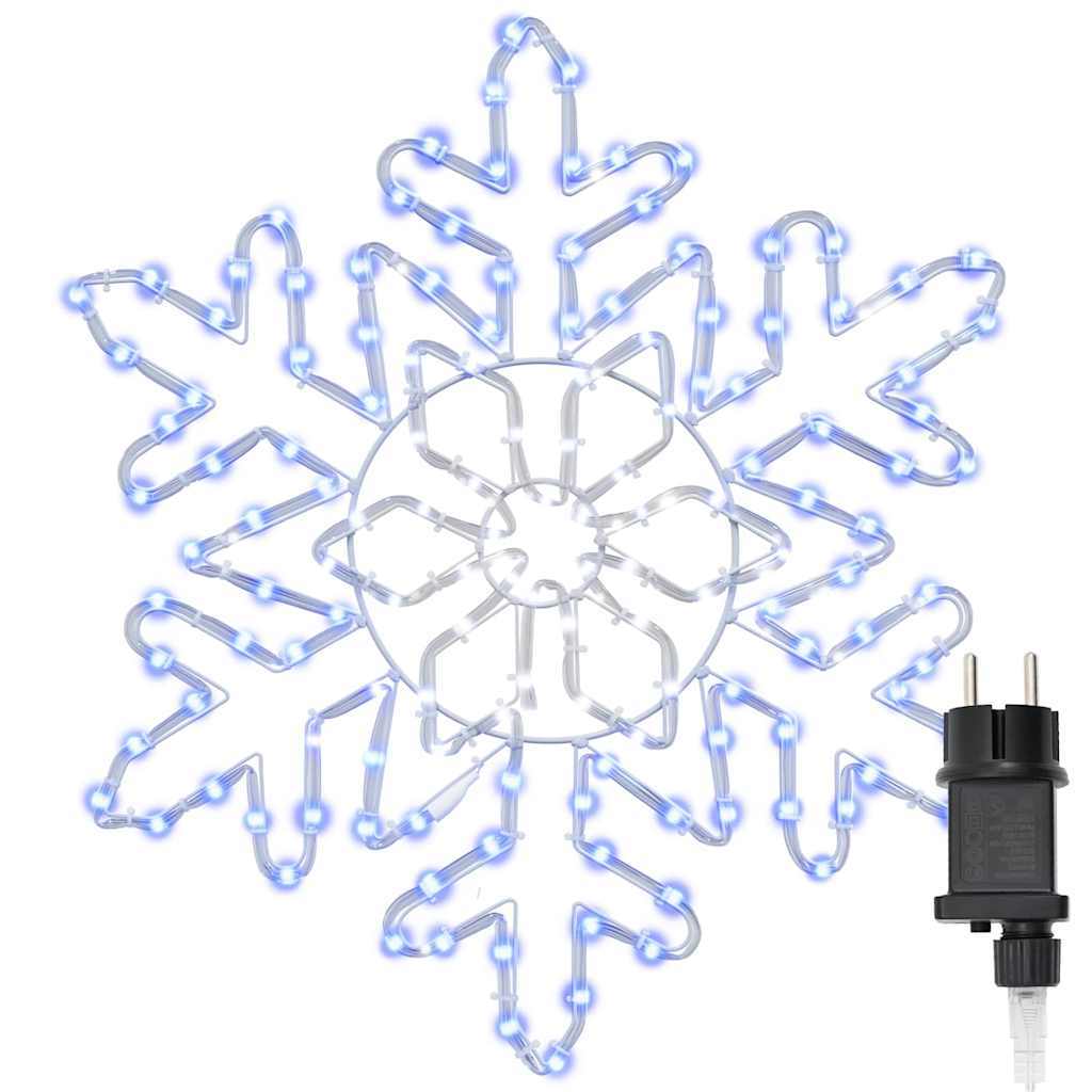 HKM-973587 Illuminated Color-Changing Christmas Snowflake 55.5 x 55.5 cm for Indoor and Outdoor Use