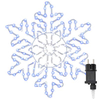 HKM-973587 Illuminated Color-Changing Christmas Snowflake 55.5 x 55.5 cm for Indoor and Outdoor Use