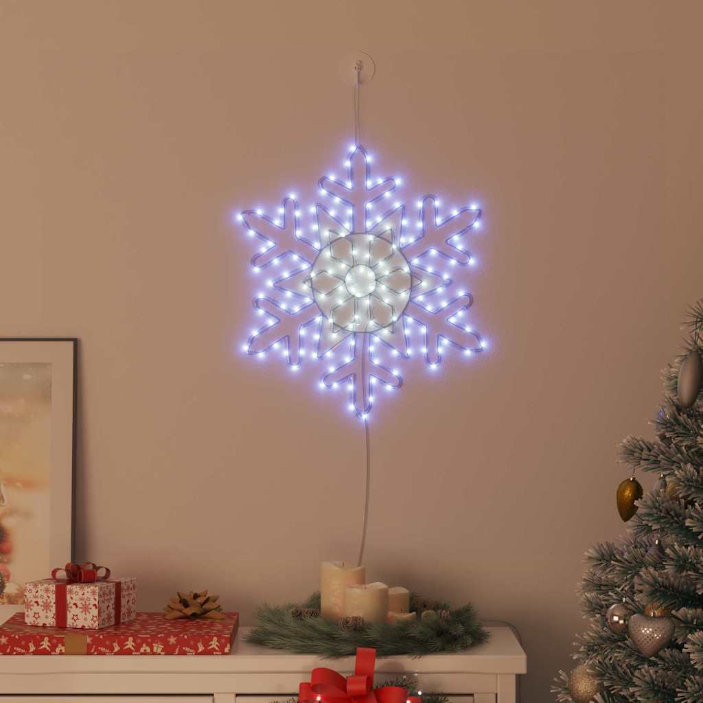 HKM-973587 Illuminated Color-Changing Christmas Snowflake 55.5 x 55.5 cm for Indoor and Outdoor Use