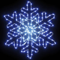HKM-973587 Illuminated Color-Changing Christmas Snowflake 55.5 x 55.5 cm for Indoor and Outdoor Use