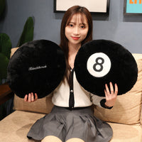 HKM-973843 Black 8 Decorative Lumbar Support Pillow - 35cm & 50cm Options