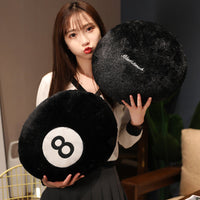 HKM-973843 Black 8 Decorative Lumbar Support Pillow - 35cm & 50cm Options