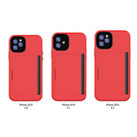 HKM-974035 Sleek TPU & PC Back Cover for iPhone 11, 11 Pro, and Pro Max - Solid Color Options