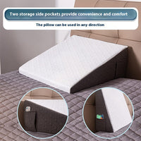 HKM-974099 Memory Foam Triangle Wedge Pillow for Supportive Sleep Comfort