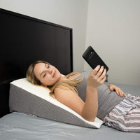 HKM-974099 Memory Foam Triangle Wedge Pillow for Supportive Sleep Comfort