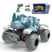 HKM-974355 Dinosaur Climbing RC Truck for Kids - Off-Road Remote Control Car, Electric Plastic Dino Toy, Ready-to-Go