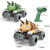 HKM-974355 Dinosaur Climbing RC Truck for Kids - Off-Road Remote Control Car, Electric Plastic Dino Toy, Ready-to-Go