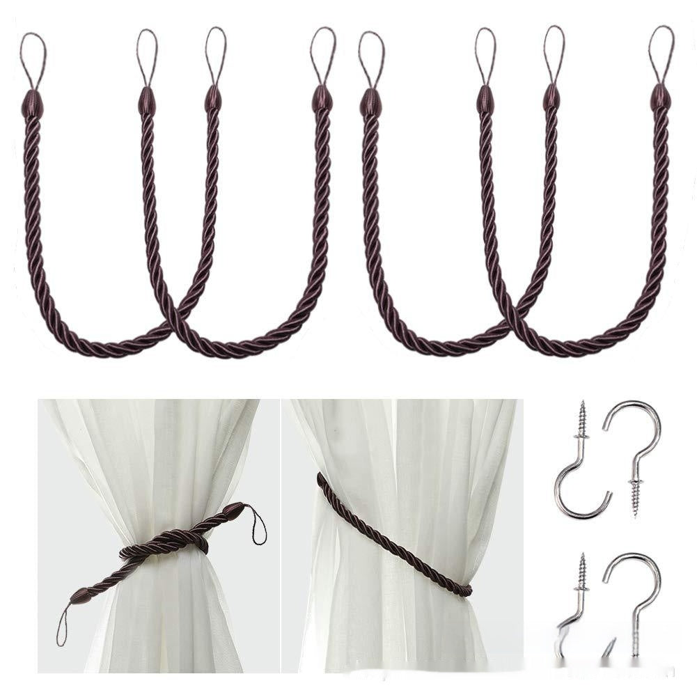 HKM-974483 Hand-Woven Curtain Bandage Rope - Modern Simple Design in Multiple Colors