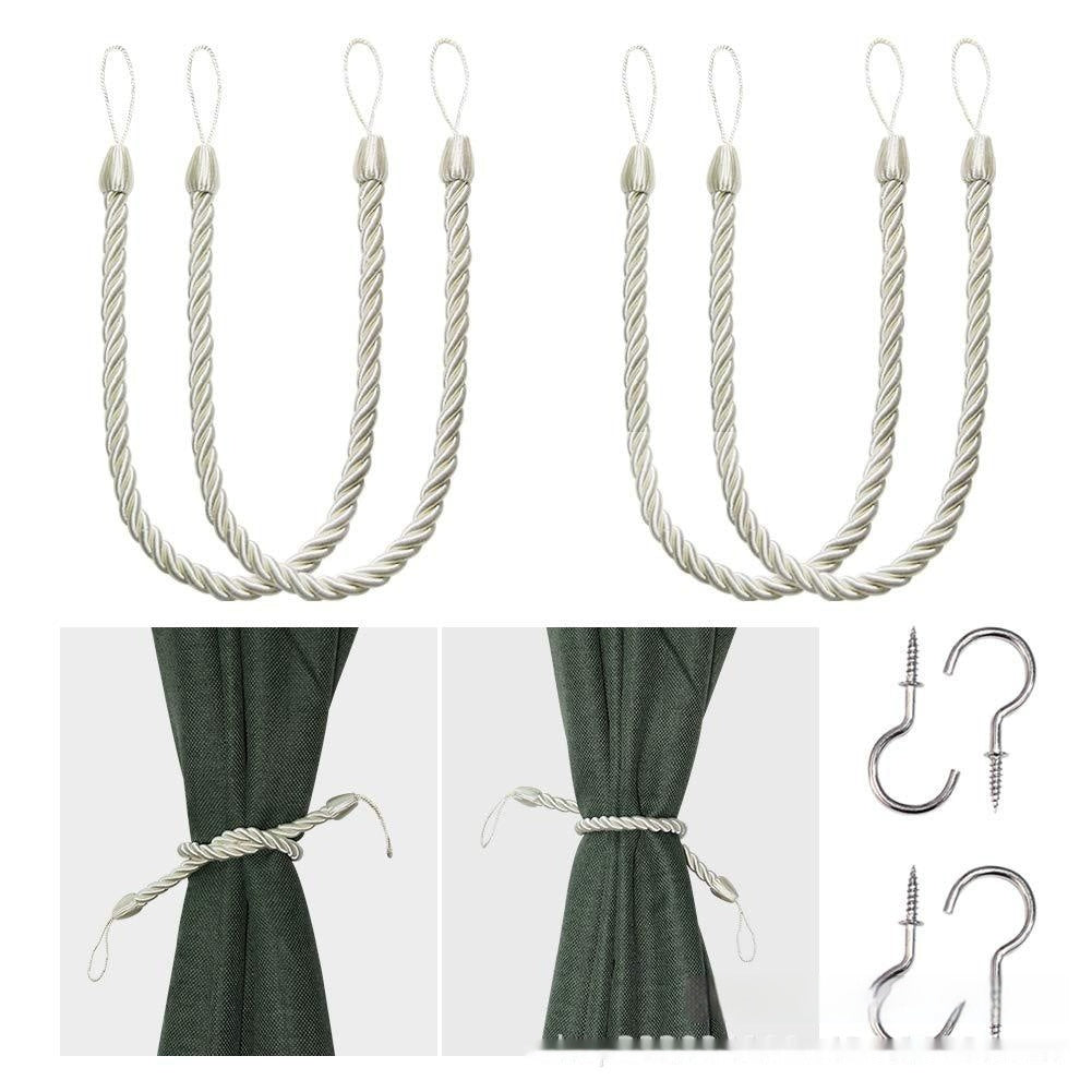HKM-974483 Hand-Woven Curtain Bandage Rope - Modern Simple Design in Multiple Colors