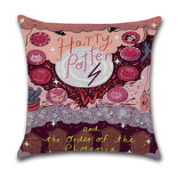 HKM-974611 Geometric Abstract Linen Lumbar Cushion Pillow - 45x45cm