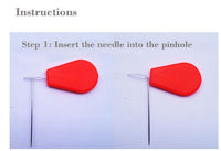HKM-974611 Multi-Function Colorful Plastic Needle Threader for Sewing Machines
