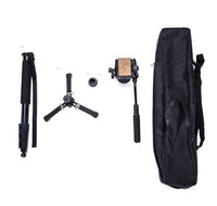 HKM-974675 Portable Monopod 588 for SLR, Mirrorless, and DV Cameras - Lightweight Aluminum Alloy, Max Height 166cm, 6kg Load Capacity