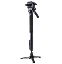 HKM-974675 Portable Monopod 588 for SLR, Mirrorless, and DV Cameras - Lightweight Aluminum Alloy, Max Height 166cm, 6kg Load Capacity