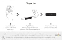 HKM-974803 Wireless Bluetooth Receiver for Nintendo Switch, Switch Lite, PS4, and PC - Model: NS07, USB Type C/USB A, 10m Range