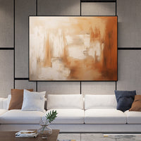 HKM-974867 Large Handpainted Abstract Textured Oil Painting on Canvas for Living Room Decor