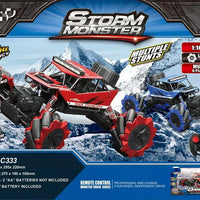 HKM-974931 Remote Control 1/16 Scale Stunt Climbing Car with Lights for Kids Ages 5 and Up