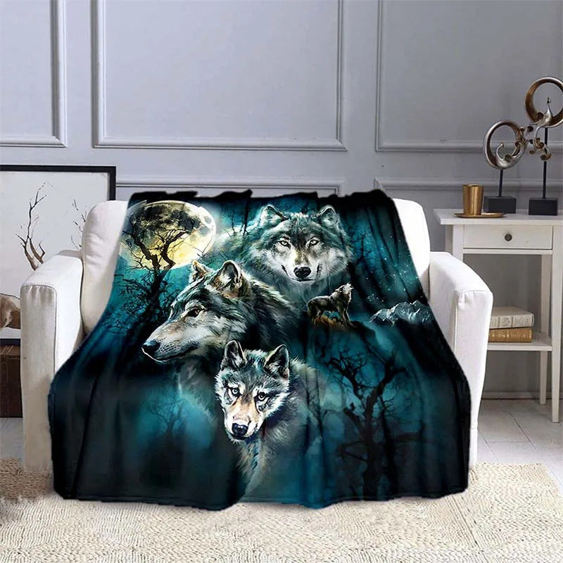 HKM-974931 Universal Soft Flannel Blanket for All Seasons - Multiple Sizes Available