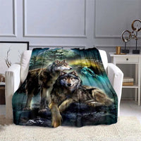 HKM-974931 Universal Soft Flannel Blanket for All Seasons - Multiple Sizes Available