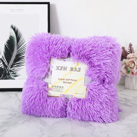 HKM-975059 Double-Sided Velvet Blanket and Pillow Cover Set, Solid Color, 70x50cm, Various Colors Available
