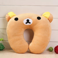 HKM-975379 Cartoon U-Shaped Neck Pillow for Travel and Office Use in Various Colors